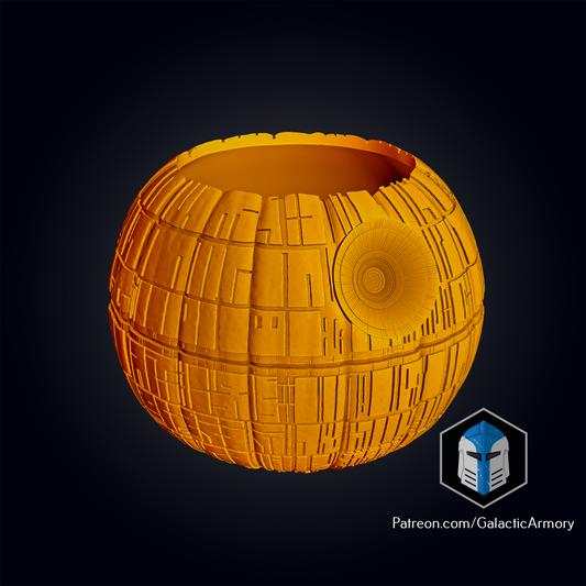 Death Star Pumpkin Candy Bowl