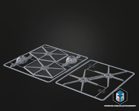 Star Wars TIE Fighter Kit Card