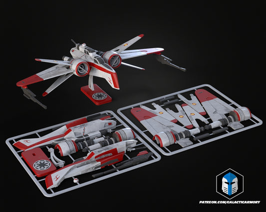 Star Wars ARC-170 Kit Card