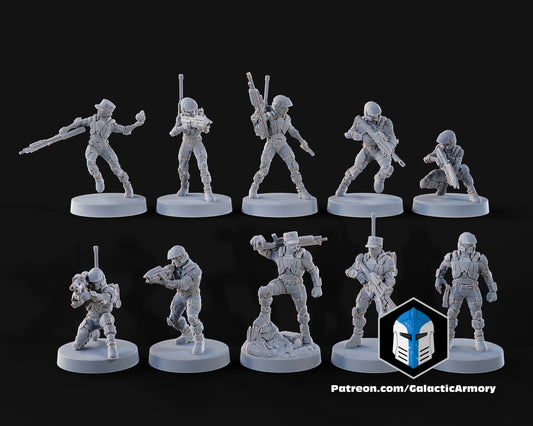 Halo UNSC Miniature Mega Pack