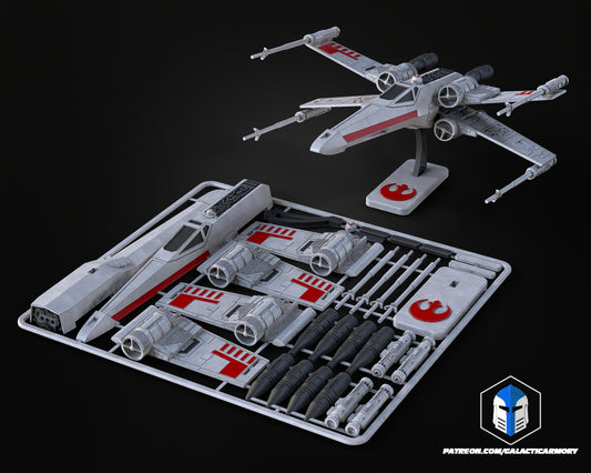 Star Wars X-Wing Kit Card